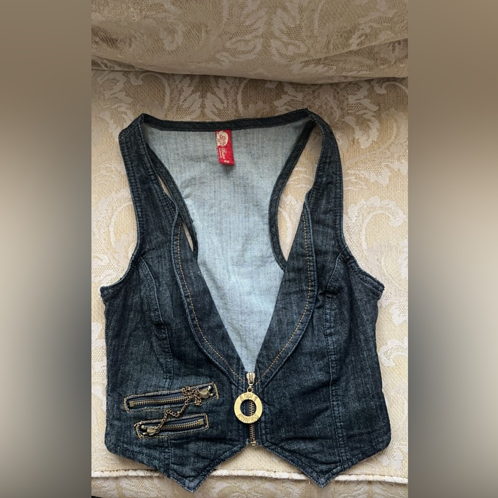 Apple Bottoms denim vest by Nelly🍎